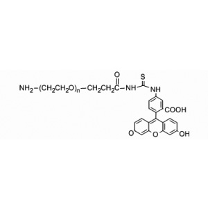 氨基-聚乙二醇-荧光素，FITC-PEG-NH2，生化级